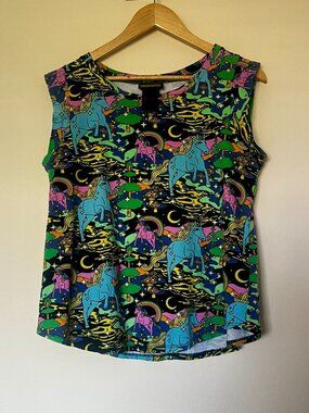 Nooworks Muscle Tee Unicorn Forest